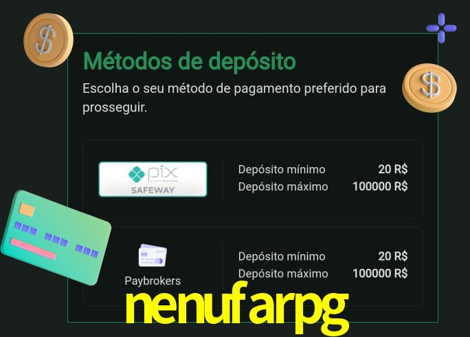 O cassino nenufarpg oferece uma grande variedade de métodos de pagamento
